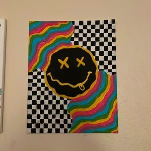 “Smile” canvas painting